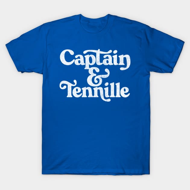 Captain & Tennille  /  70s Retro Aesthetic Design T-Shirt by DankFutura